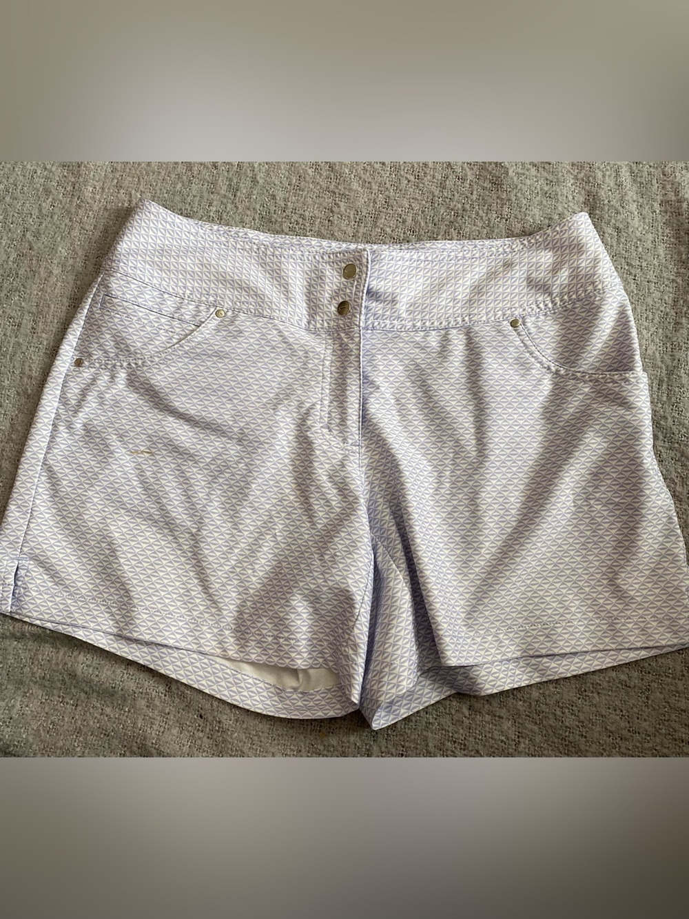 Slazenger Light Lavender Athletic Shorts with Geometric Texture